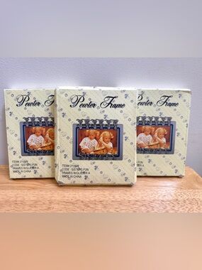 NEW IN BOX ~ Pewter Sisters 4x6 Photo Picture Frame  ~ See Qty & Read